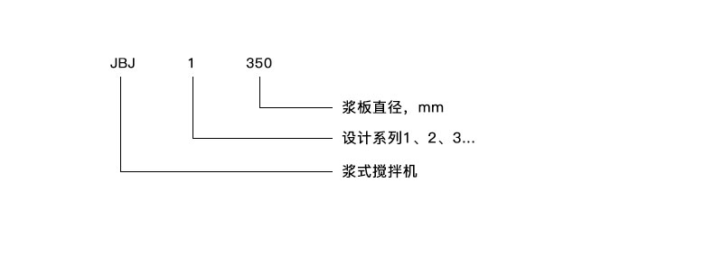 JBJ型桨式搅拌机