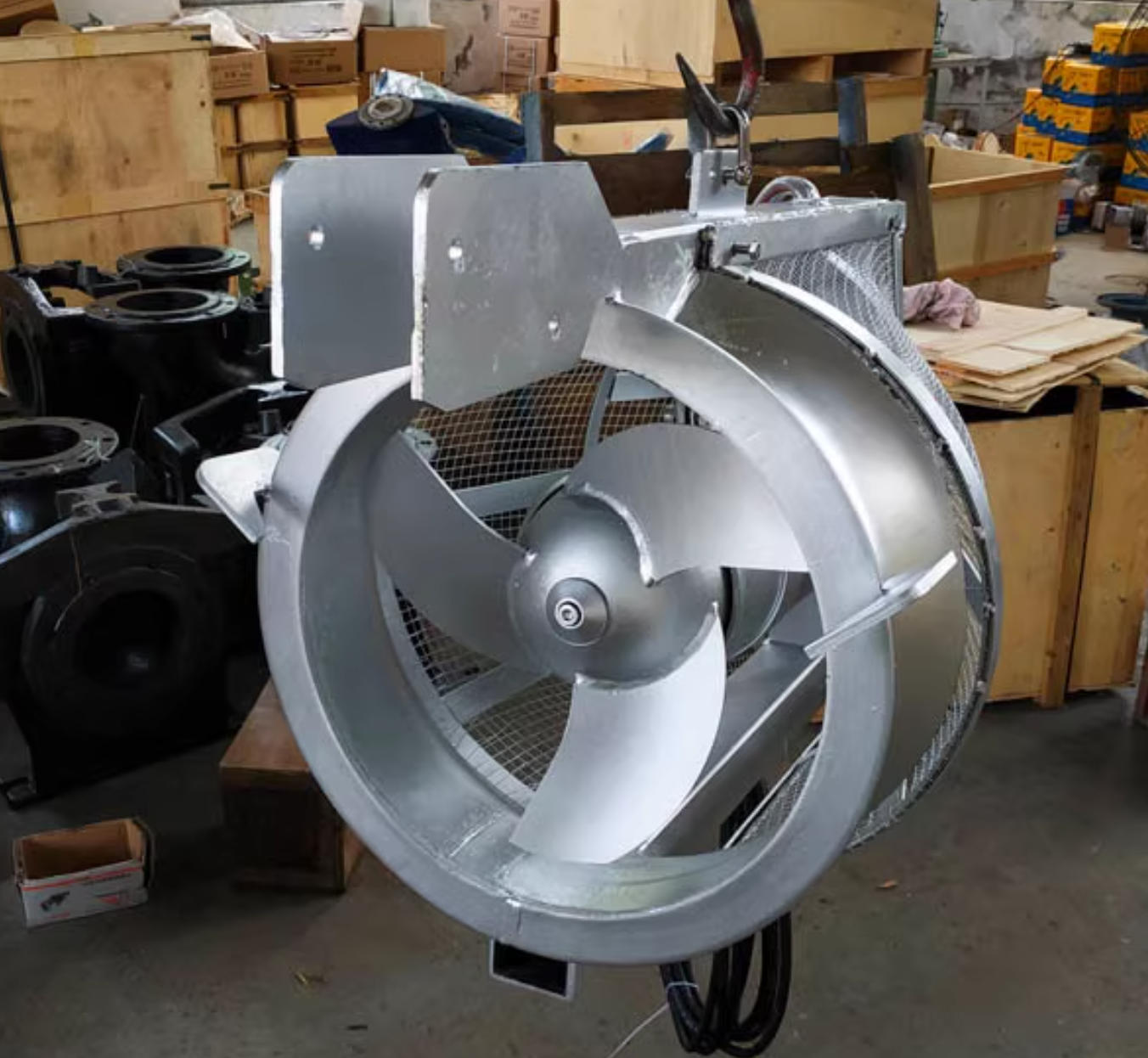 南京蓝宝石环保与阳新某水务公司合作-QHLB潜水回流泵应用案例