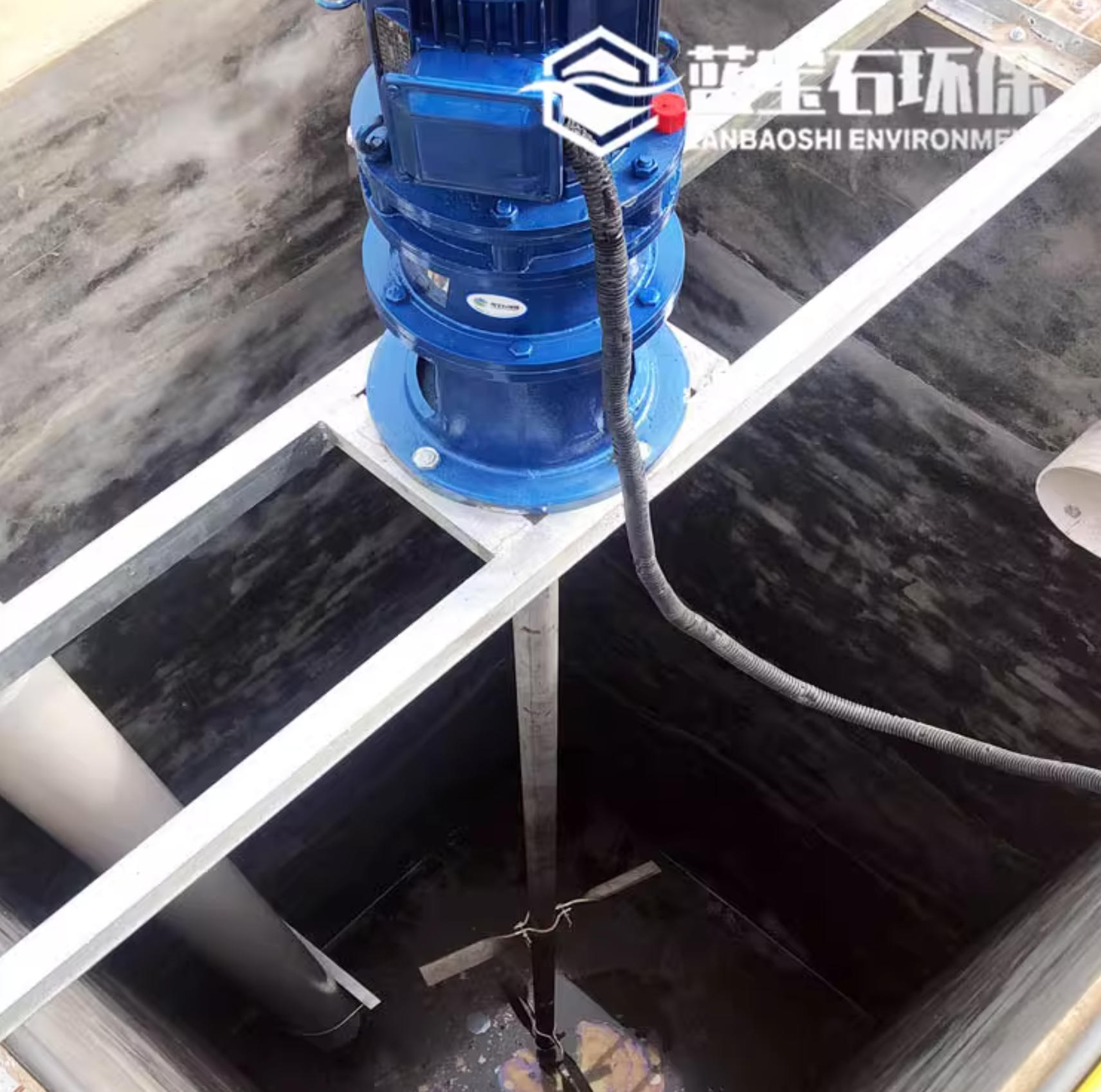 立轴式加药搅拌机 | 顶进式BLD液体混合搅拌器
