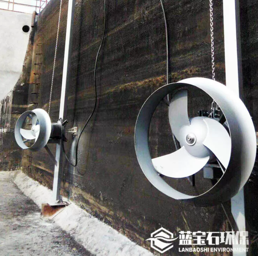 蓝宝石环保潜水搅拌机在重庆某某污水处理厂的应用案例